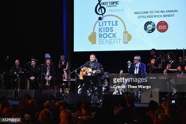 Humanitarian of the Year and singer Kenny Loggins performs onstage during Little Kids Rock Benefit 2016 at Capitale on October 5, 2016 in New York...