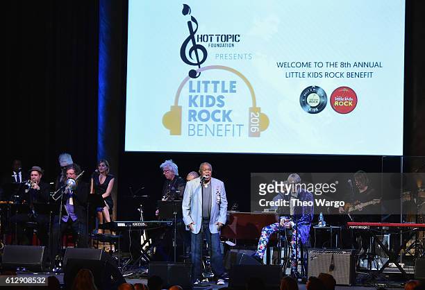 Singer Sam Moore performs onstage during Little Kids Rock Benefit 2016 at Capitale on October 5, 2016 in New York City.