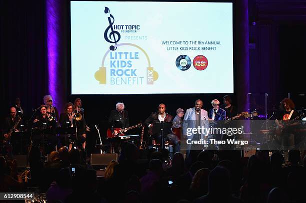 Singer Sam Moore performs onstage during Little Kids Rock Benefit 2016 at Capitale on October 5, 2016 in New York City.