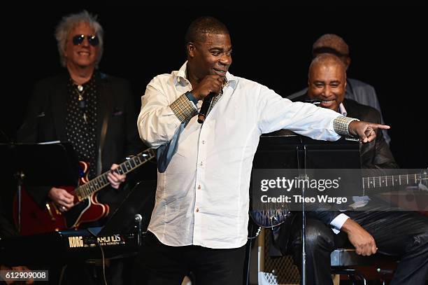 Actor Tracy Morgan speaks onstage during Little Kids Rock Benefit 2016 at Capitale on October 5, 2016 in New York City.