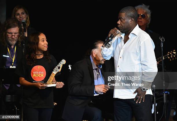 Actor Tracy Morgan speaks onstage during Little Kids Rock Benefit 2016 at Capitale on October 5, 2016 in New York City.