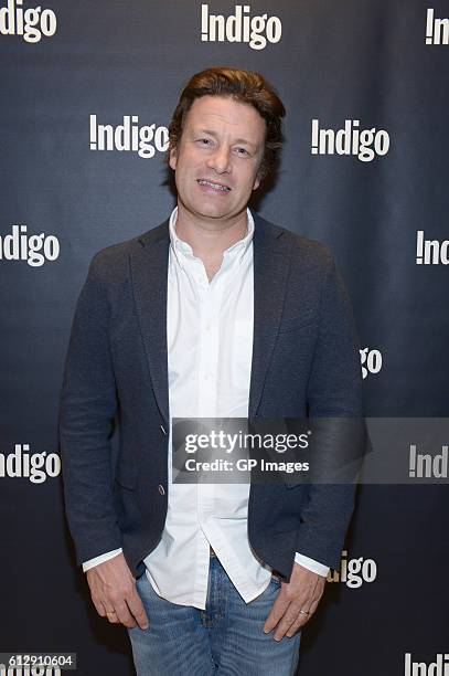 Jamie Oliver visits Indigo at Yorkdale Shopping Centre on October 5, 2016 in Toronto, Canada.