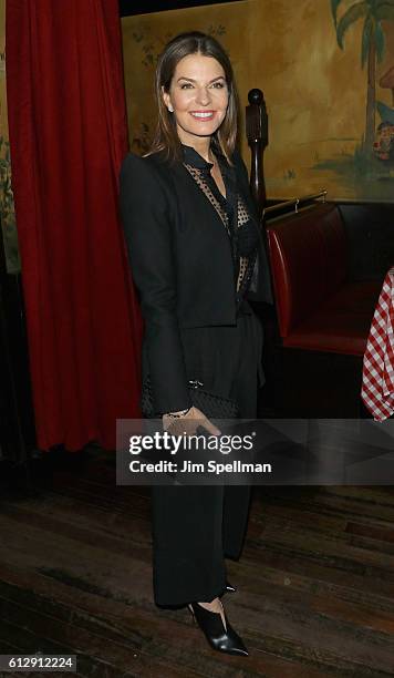 Actress Sela Ward attends the premiere after party of the EPIX original series "Graves" hosted by EPIX and Vanity Fair at The Monkey Bar on October...