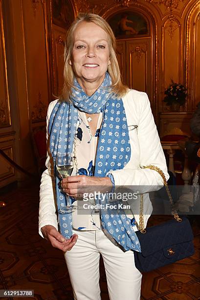 Helene de Yougoslavie attends the Massimo Gargia's Photos of Celebrities Exhibition at Mairie du 8eme - Paris Fashion Week Womenswear Spring/Summer...