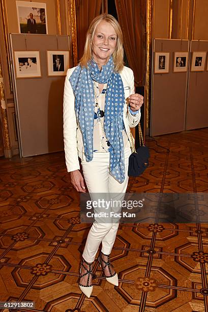Helene de Yougoslavie attends the Massimo Gargia's Photos of Celebrities Exhibition at Mairie du 8eme - Paris Fashion Week Womenswear Spring/Summer...