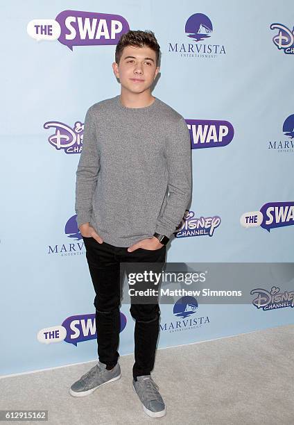 Actor Bradley Steven Perry attends the premiere of Disney Channel's "The Swap" at ArcLight Hollywood on October 5, 2016 in Hollywood, California.