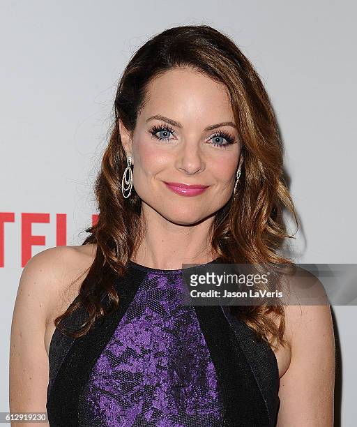Actress Kimberly Williams-Paisley attends a screening of "Mascots" at Linwood Dunn Theater on October 5, 2016 in Los Angeles, California.
