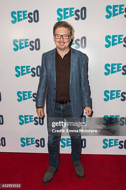 Actor/comedian Dave Foley arrives at the Seeso original screening of 'Bajillion Dollar Properties' season 2 at Ace Hotel on October 5, 2016 in Los...