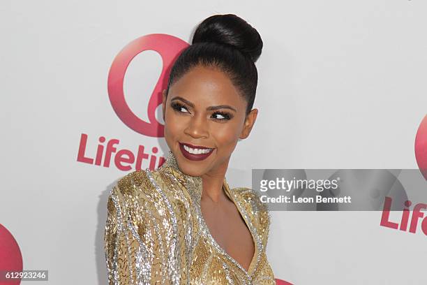 Actor Shanica Knowles attends screening of Lifetime's "Surviving Compton: Dre, Suge And Michel'le" at The London West Hollywood on October 5, 2016 in...