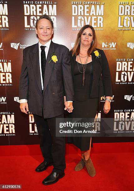 Dodd Darin and Audrey Tannenbaum arrive ahead of the premiere of Dream Lover - The Bobby Darin Musical at Lyric Theatre, Star City on October 6, 2016...