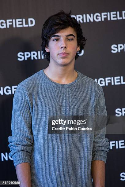 Oscar Casas presents Springfield Christmas Commercial at Club Allard on October 6, 2016 in Madrid, Spain.