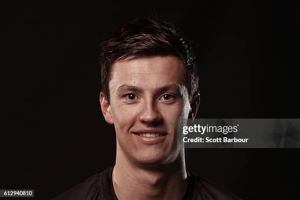 Hugh McCluggage from the North Ballarat Rebels poses for a portrait during the 2016 AFL Draft Combine on October 6, 2016 in Melbourne, Australia.