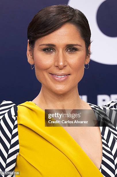 Spanish singer Rosa Lopez attends 'OT 1 El Reencuentro' televison talent show at TVE studios on October 6, 2016 in Madrid, Spain.