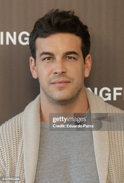 Actor Mario Casas presents Springfield Christmas Commercial at Club Allard on October 6, 2016 in Madrid, Spain.