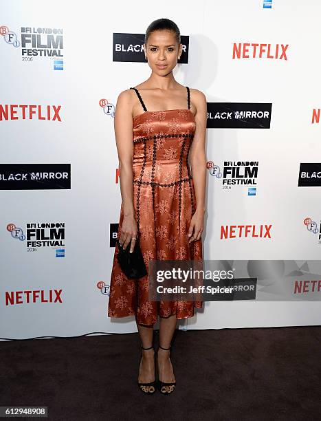 Gugu Mbatha-Raw attends the LFF Connects Television: 'Black Mirror' screening during the 60th BFI London Film Festival at Chelsea Cinema on October...