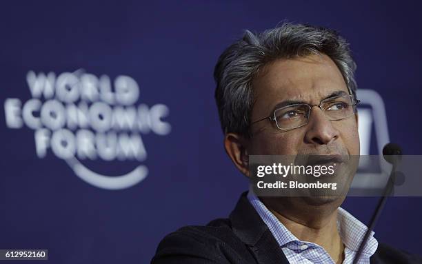 Rajan Anandan, vice president and managing director of South East Asia and India at Google Inc., speaks during a news conference at the World...