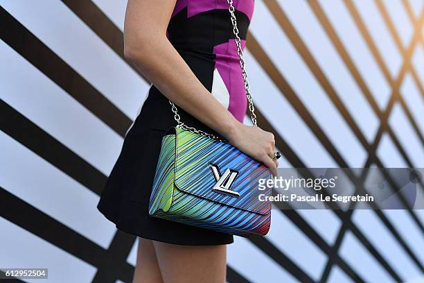 Catriona Balfe attends the Louis Vuitton show as part of the Paris Fashion Week Womenswear Spring/Summer 2017 on October 5, 2016 in Paris, France.