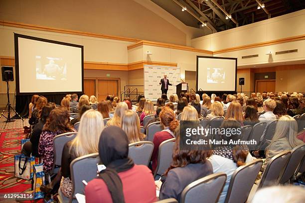 Author Adam Grant speaks during Breakout Sessions at the Pennsylvania Conference for Women 2016 at Pennsylvania Convention Center on October 6, 2016...