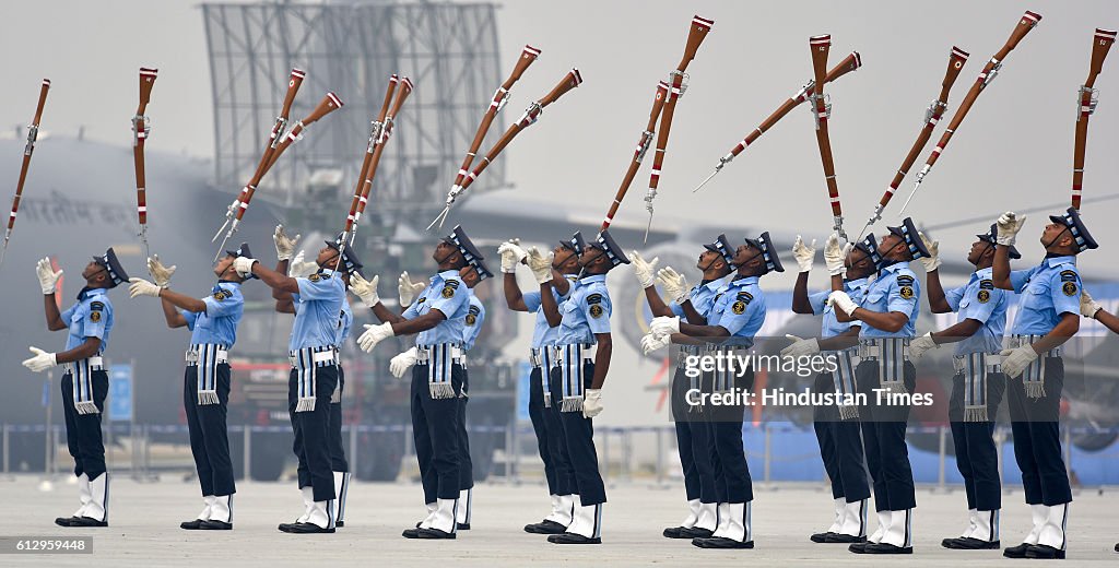 Full Dress Rehearsal For 84th Air Force Day At Hindon Airbase