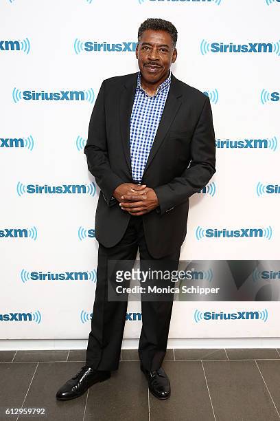 Actor Ernie Hudson visits SiriusXM Studio on October 6, 2016 in New York City.