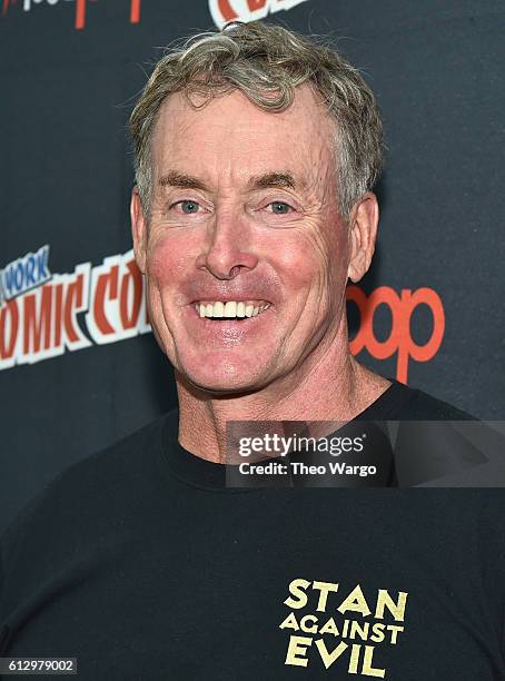 John C. McGinley of 'Stan Against Evil' poses during 2016 New York Comic Con - Day 1 on October 6, 2016 in New York City.