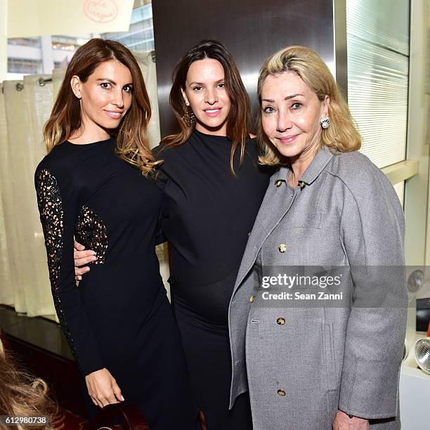 Ana Laspetkovski, Ivana Berendika and Susan Gutfreund attend Lifeline NY Annual Benefit Luncheon at Le Cirque on October 5, 2016 in New York City.