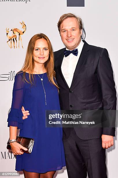 Stephan Grossmann and his wife Lidija attend the Tribute To Bambi at Station on October 6, 2016 in Berlin, Germany.