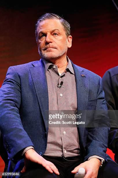 Founder and Chairman, Quicken Loans and Rock Ventures Majority Owner, 2016 NBA Champion Cleveland Cavaliers Dan Gilbert speaks during Autoblog...