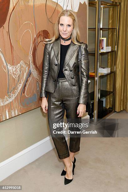 Alice Naylor-Leyland attends Peter Piloto + Francis Upritchard in partnership with American Express at MATCHESFASHION.COM on October 6, 2016 in...