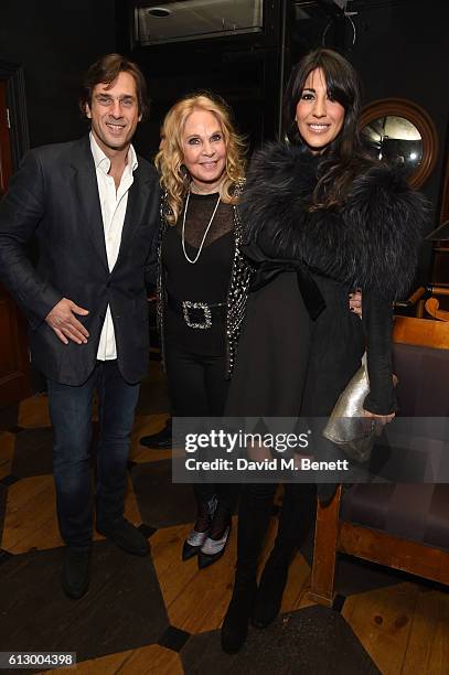 Rodrigo de Santiago Atencio, Tiqui Atencio and Kim de Santiago attend the launch of new book "Could Have, Would Have, Should Have: Inside The World...