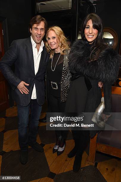 Rodrigo de Santiago Atencio, Tiqui Atencio and Kim de Santiago attend the launch of new book "Could Have, Would Have, Should Have: Inside The World...