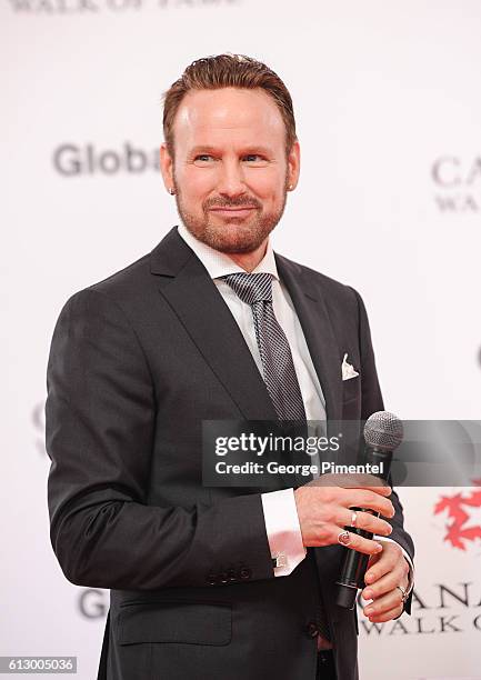 Musician Corey Hart attends the 2016 Canada's Walk Of Fame Awards at Allstream Centre on October 6, 2016 in Toronto, Canada.