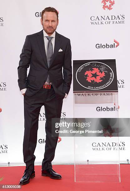 Musician Corey Hart attends the 2016 Canada's Walk Of Fame Awards at Allstream Centre on October 6, 2016 in Toronto, Canada.