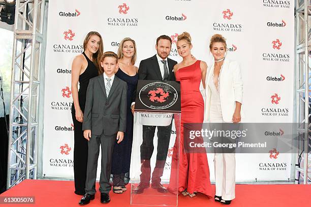 India Hart, Rain Hart, Julie Hart, Corey Hart, Dante Hart, River Hart attend the 2016 Canada's Walk Of Fame Awards at Allstream Centre on October 6,...