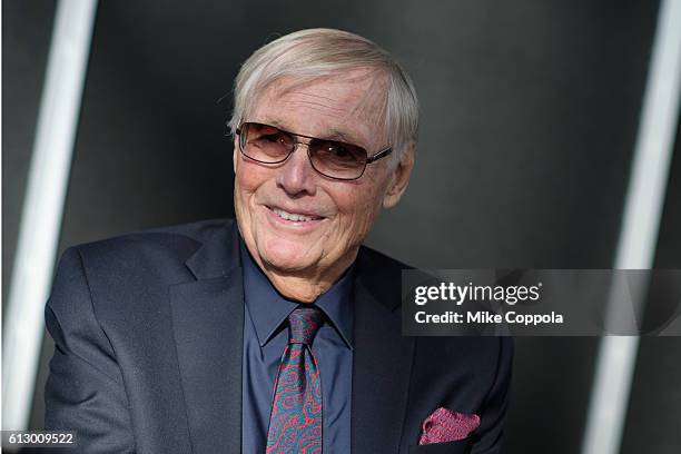 Actor Adam West attends the Batman: Return of the Caped Crusaders Press Room at New York Comic-Con - Day 1 at Jacob Javits Center on October 6, 2016...