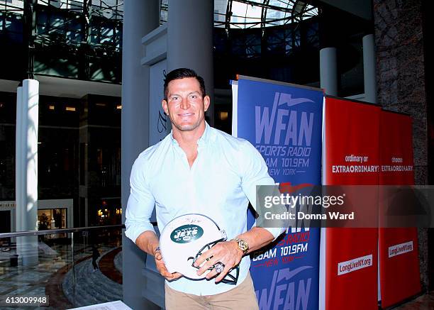 Steve Weatherford appears during the 2nd Annual LiveOnNY Organ Donor Enrollment Day at Brookfield Place on October 6, 2016 in New York City.