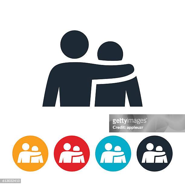 giving support icon - emotional support stock illustrations