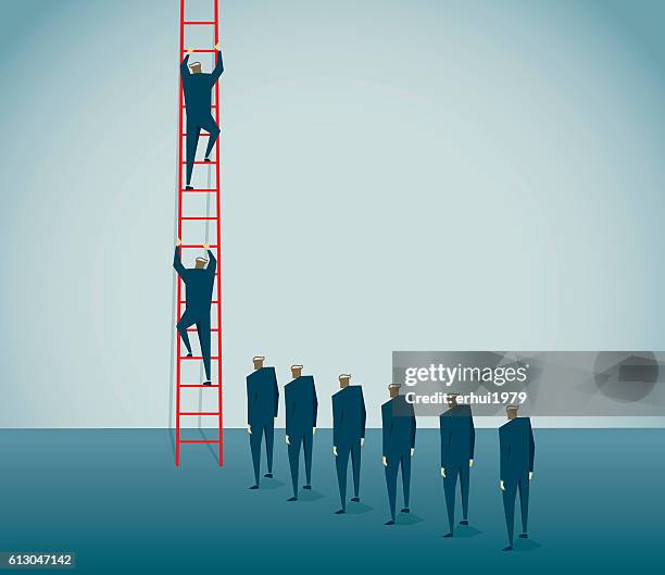 moving up - next steps stock illustrations