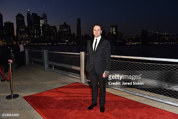 Matthew Rhys attends the Brooklyn Bridge Park Conservancy hosts the Brooklyn Black Tie Ball at Pier 2 at Brooklyn Bridge Park on October 6, 2016 in...