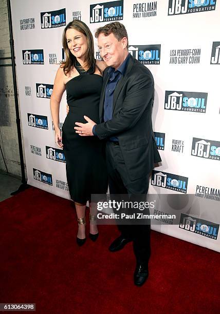 Savannah Guthrie and Michael Feldman attend the Jon Bon Jovi Soul Foundation 10 Year Anniversary at the Garage on October 6, 2016 in New York City.