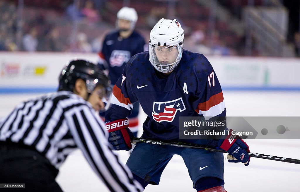 USA U-18 Team v Boston University