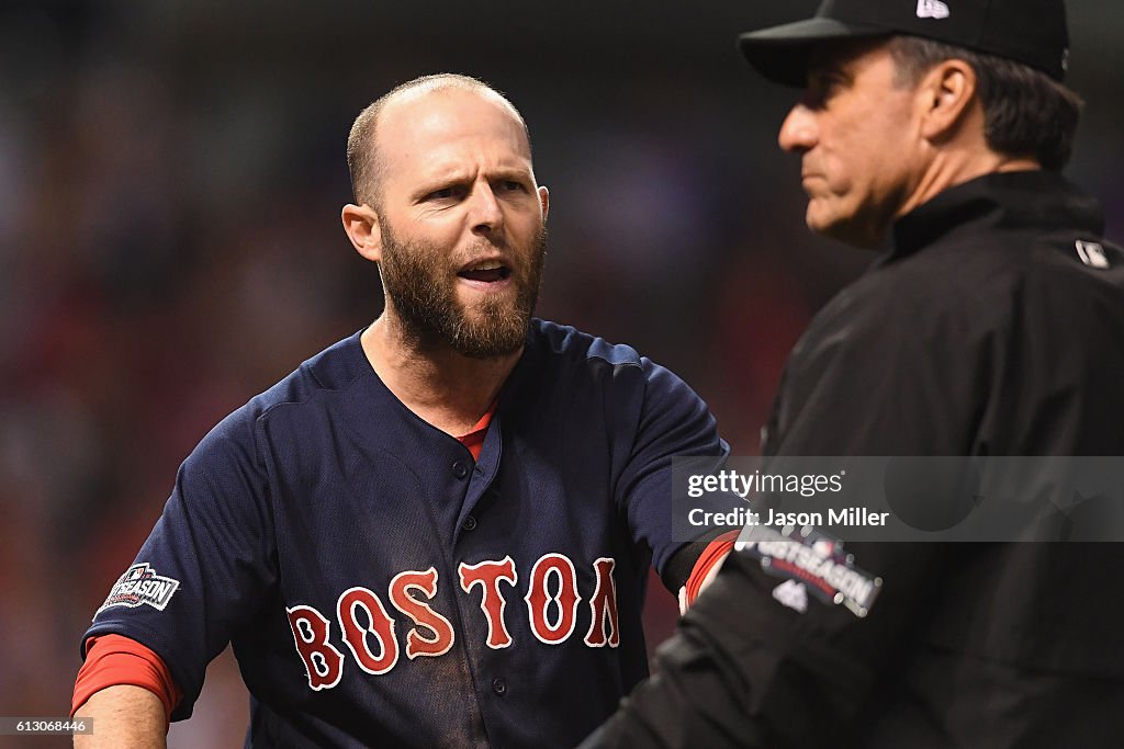 Division Series - Boston Red Sox v Cleveland Indians - Game One