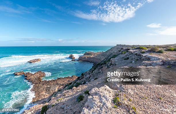 anxious bay on the west coast of eyre peninsula, south australia,  australia - bay adelaide stock pictures, royalty-free photos & images