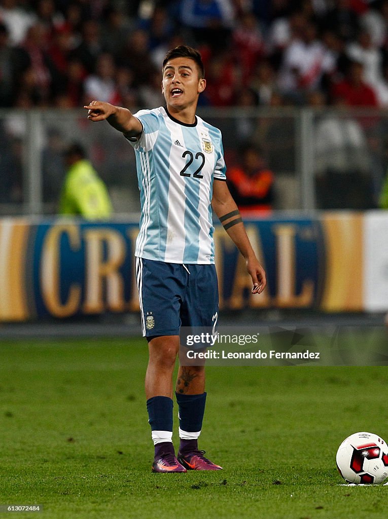 Peru v Argentina - FIFA 2018 World Cup Qualifiers