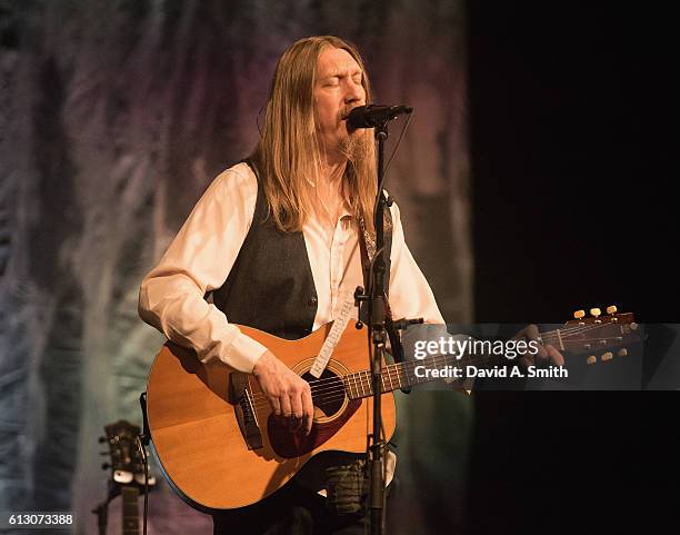Oliver Wood of The Wood Brothers performs at Iron City on October 6, 2016 in Birmingham, Alabama.