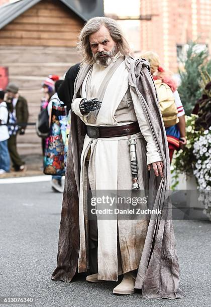 Comic Con attendee poses as Luke Skywalker from Star Wars during 2016 New York Comic Con - Day 1 on October 6, 2016 in New York City.
