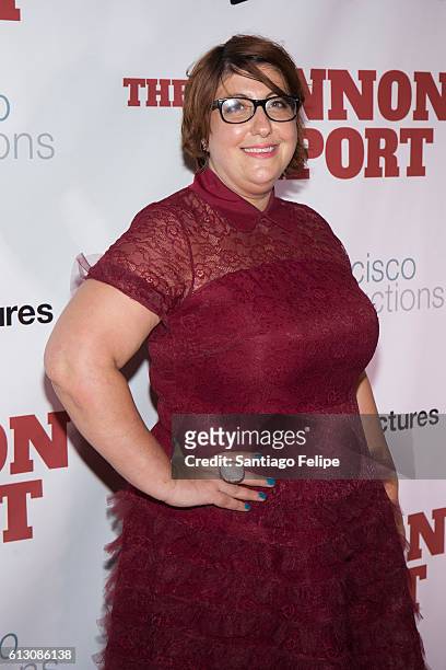 Ashlie Atkinson attends "The Lennon Report" New York premiere at AMC Lincoln Square Theater on October 6, 2016 in New York City.