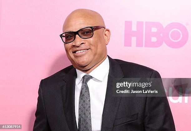 Larry Wilmore attends the premiere of "Insecure" at Nate Holden Performing Arts Center on October 6, 2016 in Los Angeles, California.