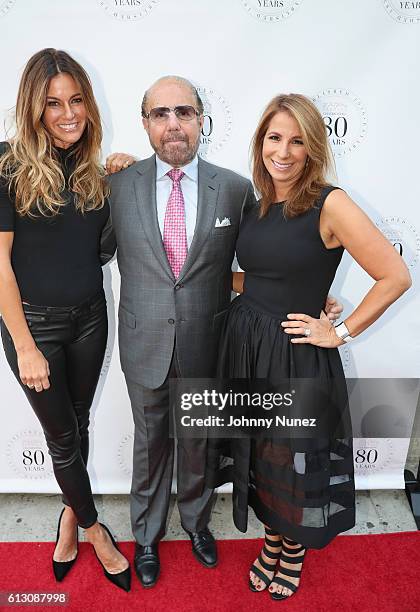 Kelly Bensimon, Bobby Zarin and Jill Zarin attend Zarin Fabric's 80th Anniversary at Zarin Fabrics on October 6, 2016 in New York City.