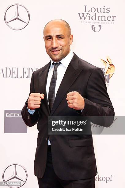 Boxer Arthur Abraham attends the Tribute To Bambi at Station on October 6, 2016 in Berlin, Germany.